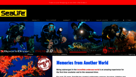 What Sealife-cameras.com website looked like in 2021 (3 years ago)