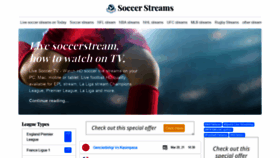 What Soccerstreams100.net website looked like in 2021 (3 years ago)