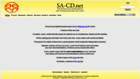 What Sa-cd.net website looked like in 2021 (3 years ago)