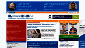 What Systemonline.cz website looked like in 2021 (3 years ago)