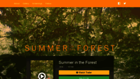 What Summerintheforest.com website looked like in 2021 (3 years ago)