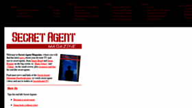 What Secretagentmagazine.com website looked like in 2021 (3 years ago)