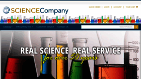 What Sciencecompany.com website looked like in 2021 (3 years ago)