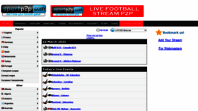 What Sportp2p.com website looked like in 2021 (3 years ago)