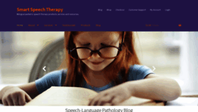 What Smartspeechtherapy.com website looked like in 2021 (3 years ago)