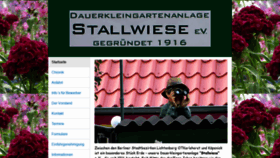 What Stallwiese-ev.de website looked like in 2021 (3 years ago)