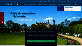 What Schwerin.de website looked like in 2021 (3 years ago)