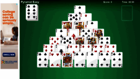 What Solitaire-pyramid.com website looked like in 2021 (3 years ago)