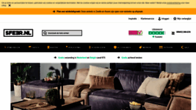 What Sfeer.nl website looked like in 2021 (3 years ago)
