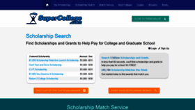 What Supercollege.com website looked like in 2021 (3 years ago)