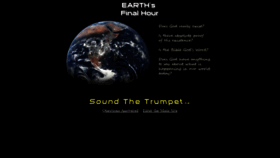 What Soundthetrumpet.ca website looked like in 2021 (4 years ago)
