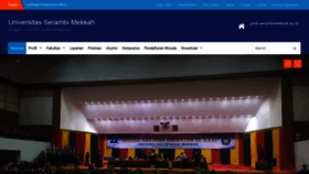 What Serambimekkah.ac.id website looked like in 2021 (3 years ago)