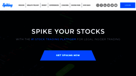 What Spiking.com website looked like in 2021 (3 years ago)