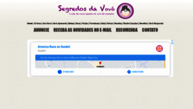 What Segredosdavovo.com.br website looked like in 2021 (3 years ago)