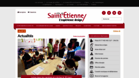 What Saint-etienne.fr website looked like in 2021 (3 years ago)