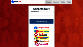 What Sohbet.club website looked like in 2021 (3 years ago)