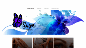 What Sugarmespa.com website looked like in 2021 (3 years ago)