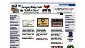 What Scripophily.net website looked like in 2021 (3 years ago)