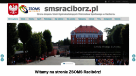 What Smsraciborz.pl website looked like in 2021 (3 years ago)