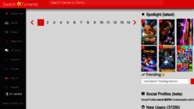 What Switch-torrents.com website looked like in 2021 (3 years ago)
