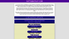 What Sattamatkat.com website looked like in 2021 (3 years ago)