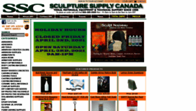 What Sculpturesupply.com website looked like in 2021 (3 years ago)