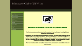 What Schnauzerclubnsw.org.au website looked like in 2021 (3 years ago)