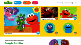 What Sesamestreet.org website looked like in 2021 (4 years ago)