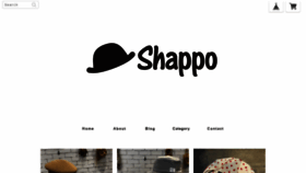 What Shappo.jp website looked like in 2021 (3 years ago)
