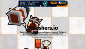 What Smashers.io website looked like in 2021 (3 years ago)