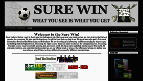 What Sure-win.club website looked like in 2021 (3 years ago)