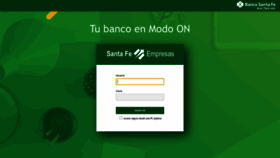 What Santafeempresas.bsf.com.ar website looked like in 2021 (3 years ago)