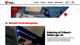 What Sejlsport.dk website looked like in 2021 (3 years ago)