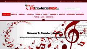 What Strawberrymusicltd.com website looked like in 2021 (3 years ago)
