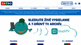 What Satro.sk website looked like in 2021 (3 years ago)