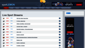 What Sportlemon.net website looked like in 2021 (3 years ago)