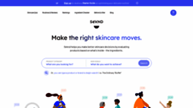What Seknd.com website looked like in 2021 (3 years ago)