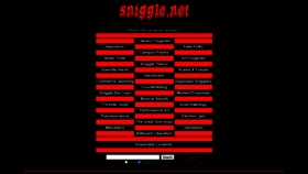 What Sniggle.net website looked like in 2021 (3 years ago)