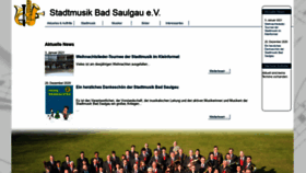 What Stadtmusik-bad-saulgau.de website looked like in 2021 (3 years ago)