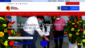 What Serviciodeempleo.gov.co website looked like in 2021 (3 years ago)