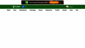 What Scoopernews.com website looked like in 2021 (3 years ago)