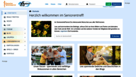 What Seniorentreff.de website looked like in 2021 (5 years ago)