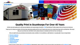 What Scunthorpeprinter.com website looked like in 2021 (4 years ago)