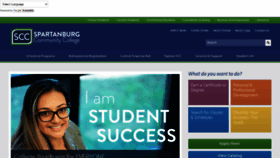 What Sccsc.edu website looked like in 2021 (3 years ago)