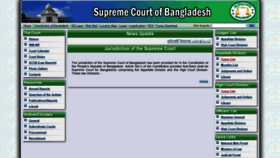 What Supremecourt.gov.bd website looked like in 2021 (3 years ago)
