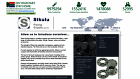 What Sikulupipingsupply.co.za website looked like in 2021 (3 years ago)