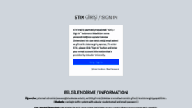 What Stix.uskudar.edu.tr website looked like in 2021 (3 years ago)