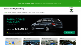 What Skoda-kalundborg.dk website looked like in 2021 (3 years ago)