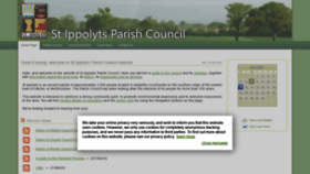 What Stippolyts-parishcouncil.org.uk website looked like in 2021 (3 years ago)