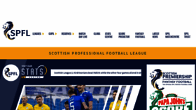 What Spfl.co.uk website looked like in 2021 (3 years ago)